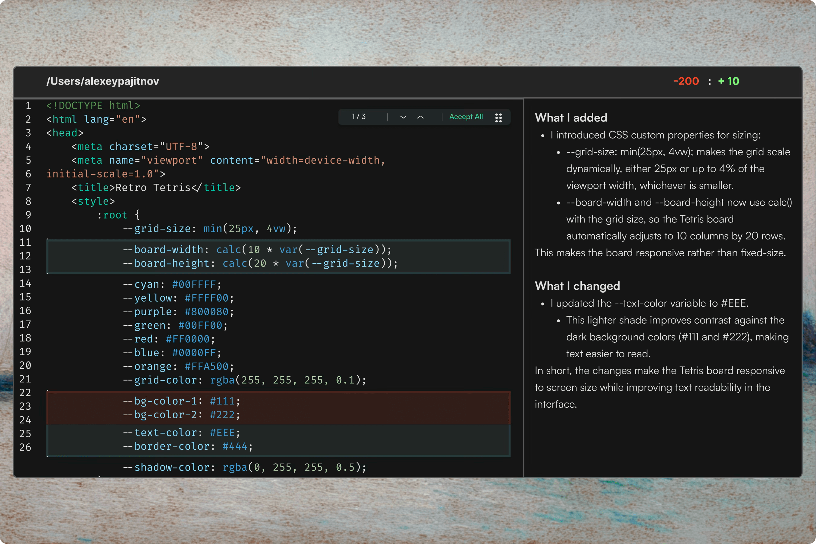 Explainability in Fabric